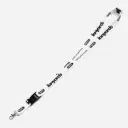 Sublimation Lanyard -20mm with Single Clip & Safety Clip & Snap Lock Joiner